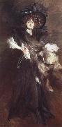 Giovanni Boldini Portrait of Mlle Lantelme oil on canvas